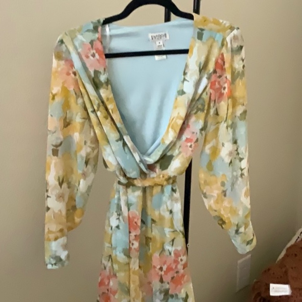 Low Cut Front Spring Dress